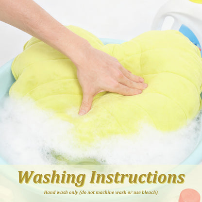 3D Leaf Throw Pillow Soft Plush Leaf Shaped Sofa Cushion 17.7 inch Leaf Shaped Throw Pillow for Bedroom Sofa Couch Decoration