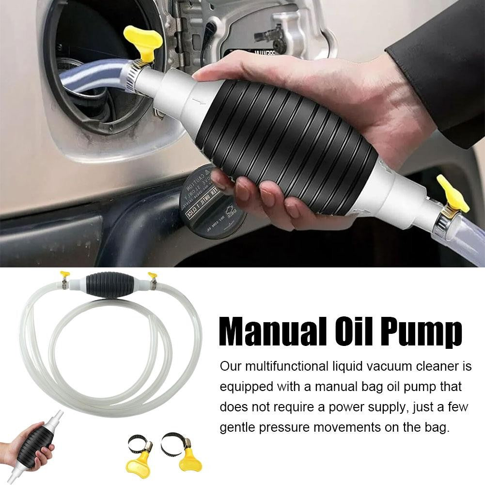 Bomba Manual de Combustível de Mão Bomba de Sucção para Tanque de Carro Transferência de Óleo Bomba de Combustível Gasolina Diesel Líquido Bomba Manual Sifão Economia de Combustível para Gás Gasolina