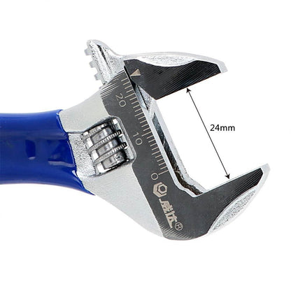 Chave Inglesa Ajustável de 24mm Aço Inoxidável Chave Universal Mini Chave de Porca Ferramentas Manuais para Uso Profissional e DIY