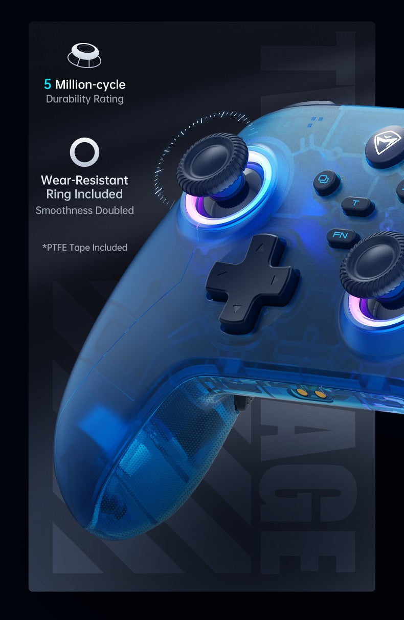 Machenike G3V2 G3Pro PC Gaming Controller Hall Joysticks Hall Effect Gamepad for Nintendo Switch iPhone Android Mobile Phone PC