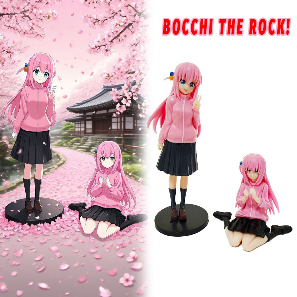 16cm BOCCHI THE ROCK! Anime Figure Gotoh Hitori Boneco de Ação Guitarrista Menina Figura Decorações de Mesa×Coleções Modelo Boneca Brinquedos