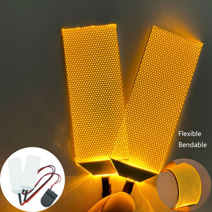 Flexible Bendable DIY LED Light Eyes Kits for Iron Man Halloween Helmet Mask Eye Light Cosplay Accessories Can Cropped Props