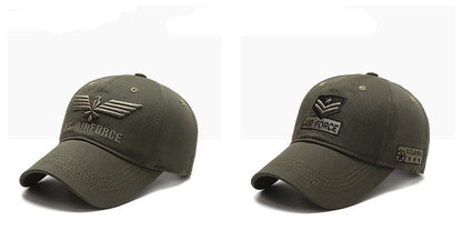 Four Seasons HatsMen's Trendy HatsKorean Casual HatsSpring and Autumn Outdoor SunhatsCamouflage Sunscreen Men's Baseball Caps