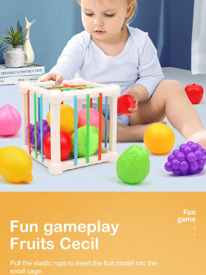 7Pcs Kids Educational Cube Shape Matching Stacking Learning Toys Educational Play Games Baby Toys