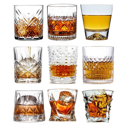 1 Copo de Uísque, Copos Tumbler para Whisky On the Rocks, Vidraria para Coquetéis, Scotch, Bourbon, Gin, Vodca, Conhaque