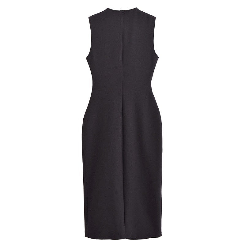MUJER 2025 Womens Dresses Black Office Long Dresses for Women Spring Sleeveless