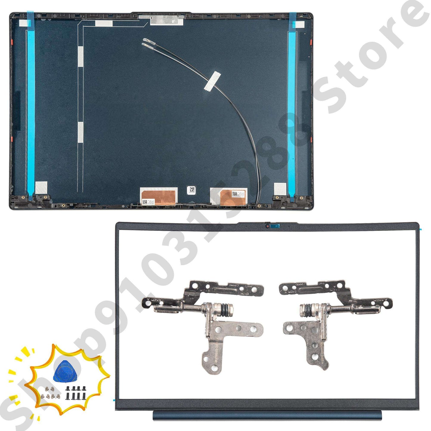 Top Lid Case For Ideapad 5 15IIL05 15ARE05 15ITL05 15ALC05 2020 2021 GS557 LCD Back Cover Repair silver/gray/dark blue Metal