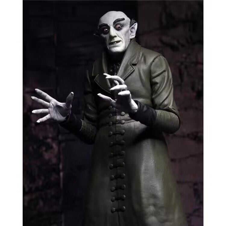 NECA Ultimate Count Orlok Black and White Horror Nosferatu Action Figure Model Toys Birthday Gift
