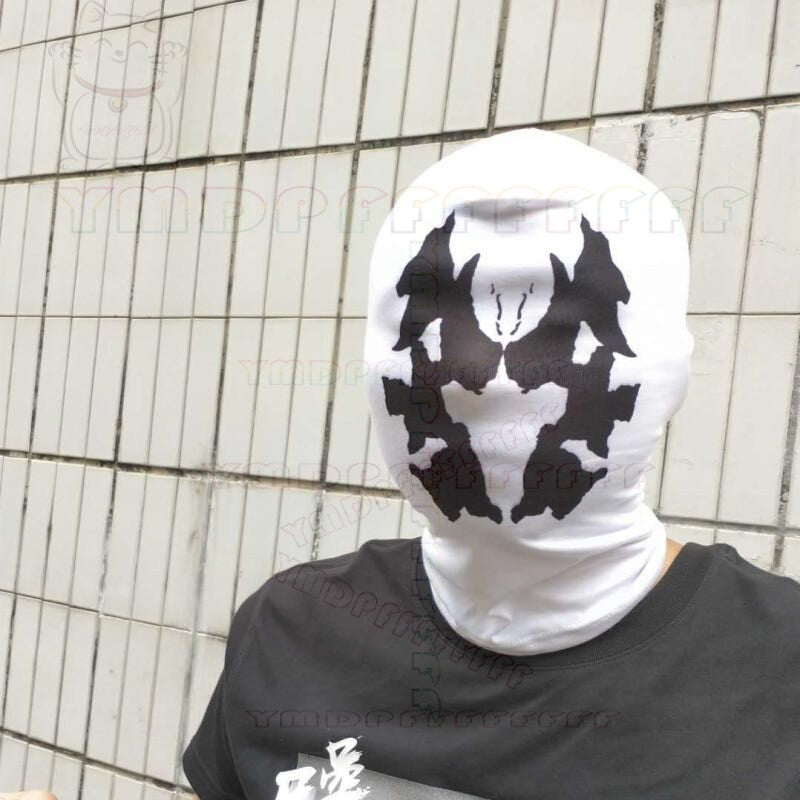 Anime hot selling Watchman Rorschach headgear mask cosplay headgear digital printed headgear Halloween carnival gift new