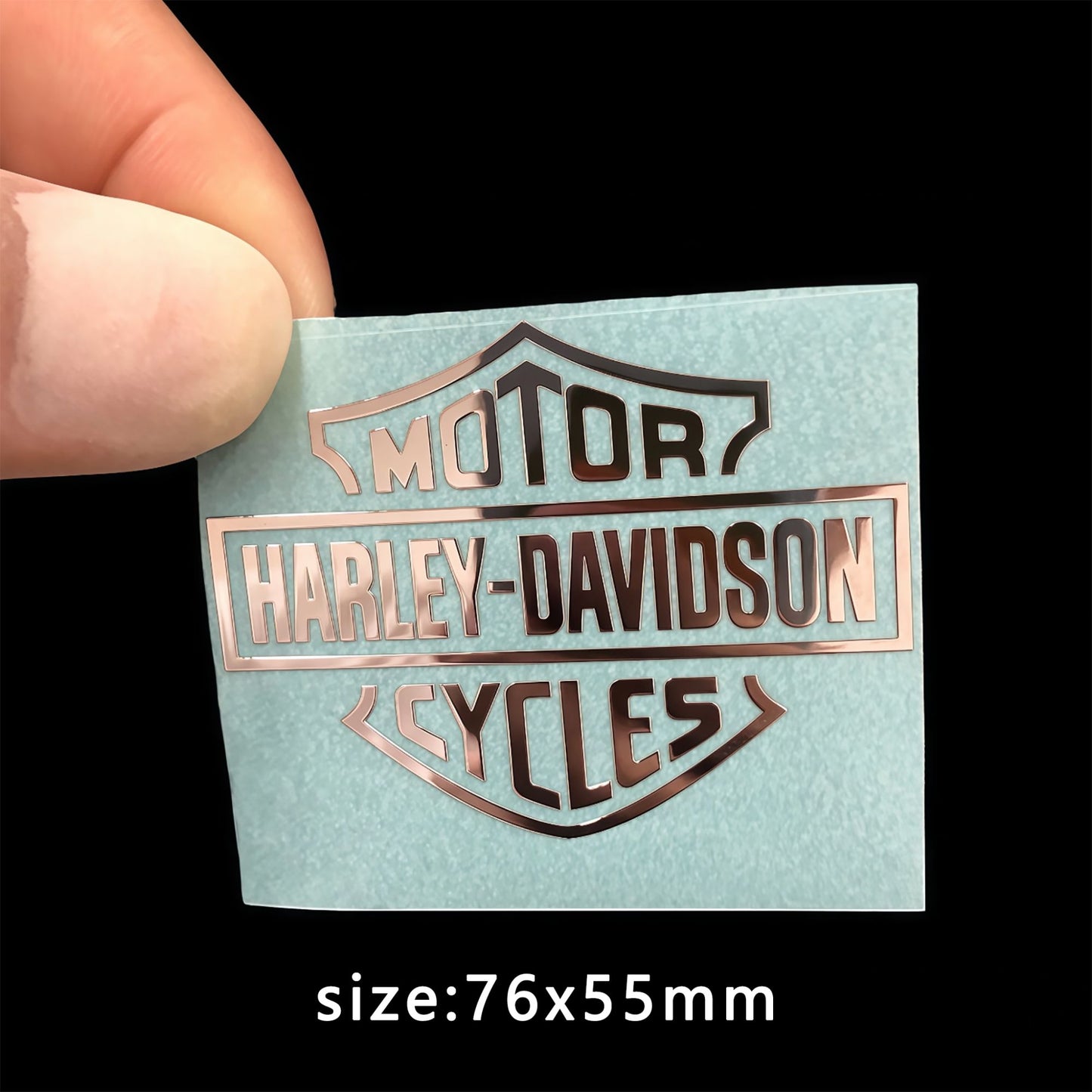 Adesivo de metal Harley Davidson Logo Tanque de Motocicleta Capacete Emblema Decalque