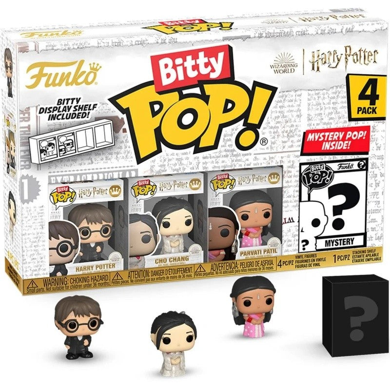 Funko Bitty Pop Harry Potter Series Caixa Surpresa Hagrid Hermione 4 Pack Mini Figura de Vinil Colecionável Edição Limitada Modelo Brinquedo Presente