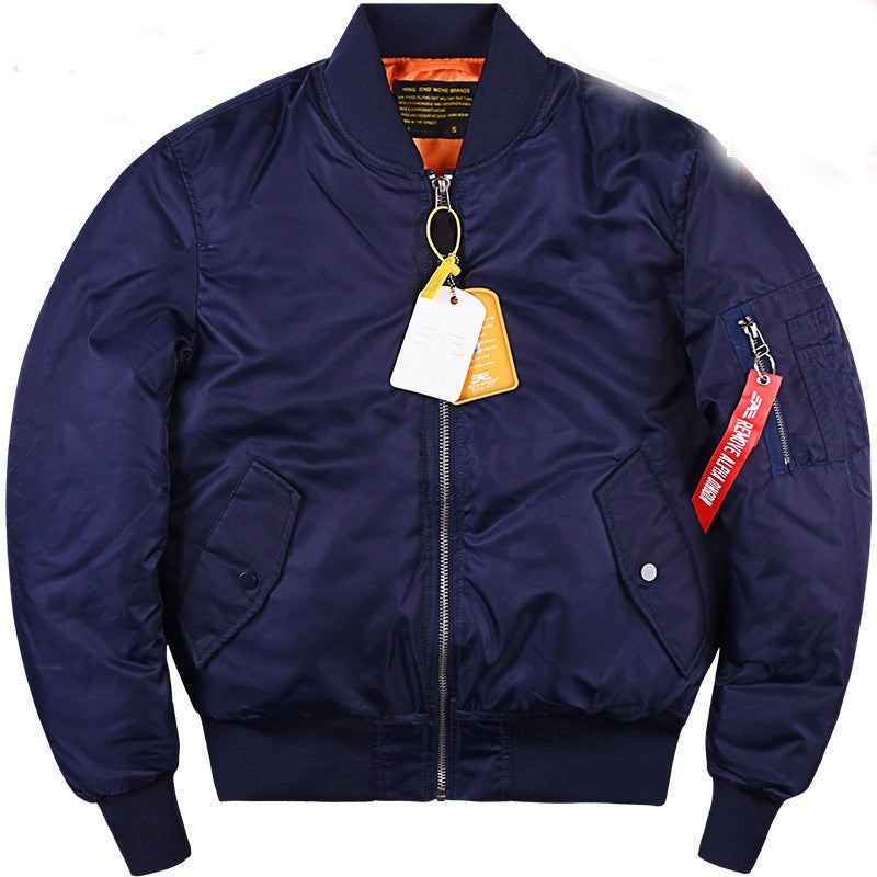 Winter Men's Bomber Jacket Thicken Warm Outerwear Outdoor Baseball Uniform Coat Large Size for Male