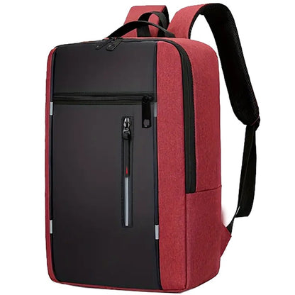 Neutral style schoolbag for men and women, suitable for business and industrial use, also suitable as a travel backpack.