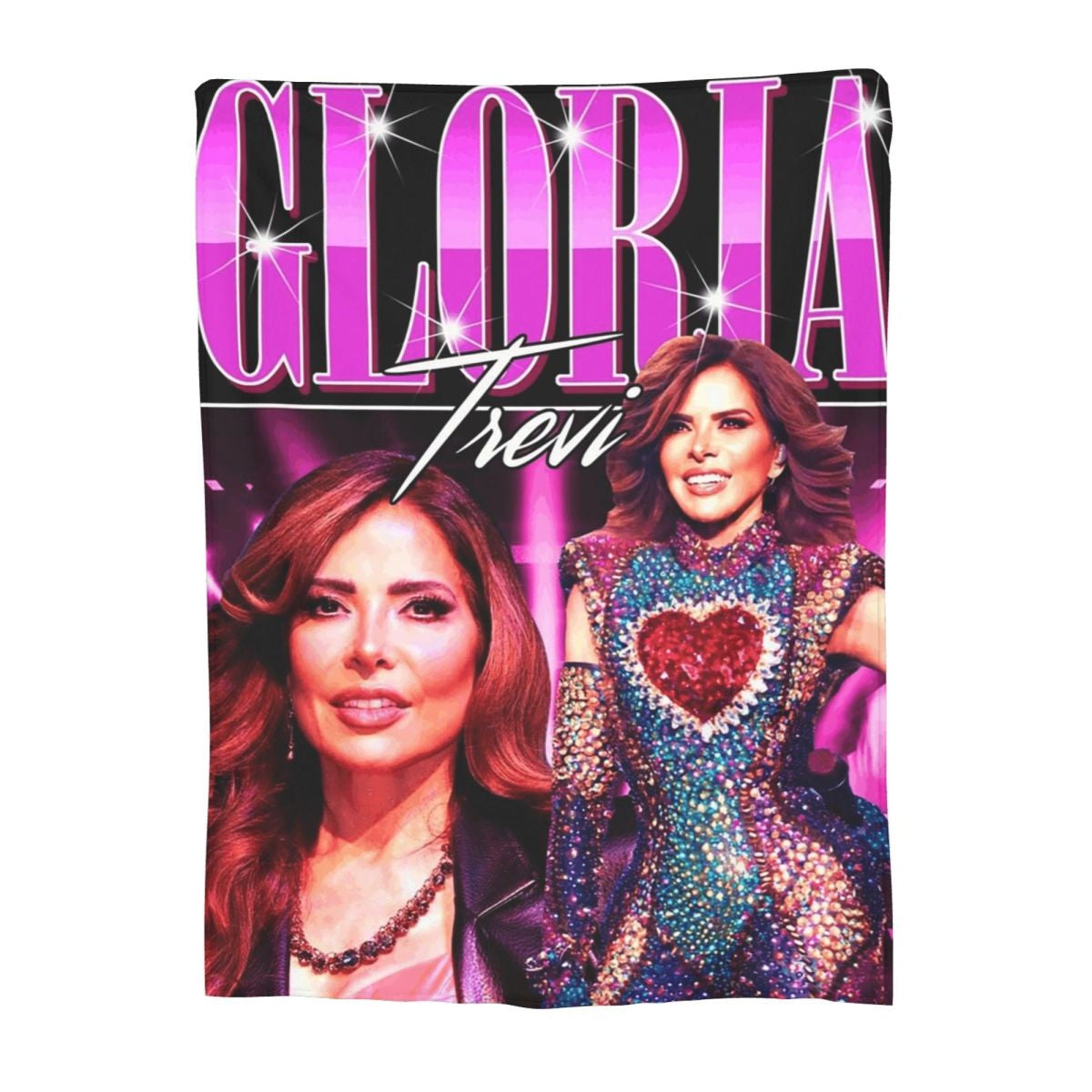 Gloria Trevi - Álbum De Película 2013 Manta de Sofá Fleece Respirável para Casa Quarto Mantas Colcha