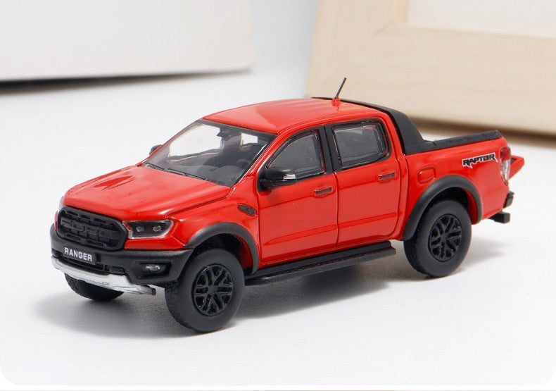 MK Miniaturas Liga Fundida 1/64 Ford Ranger Raptor Modelo de Carro Decoração Estática Brinquedos Colecionáveis de Presente