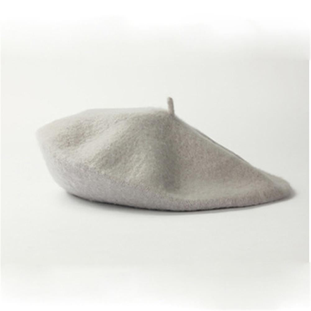 Boina Quente Multicolorida de Lã Grossa Inverno Outono Artista Retrô Francesa Lisa Chapéu de Pintor Para Mulheres Meninas Gorros Quentes Para Caminhada ao Ar Livre