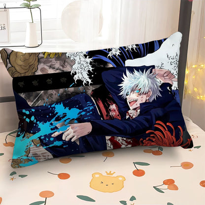 Jujutsu Kaisen peripheral pillow double side pillowcase Cartoon anime Itadori Yuji bedroom bed pillow Gojo Satoru soft pillow
