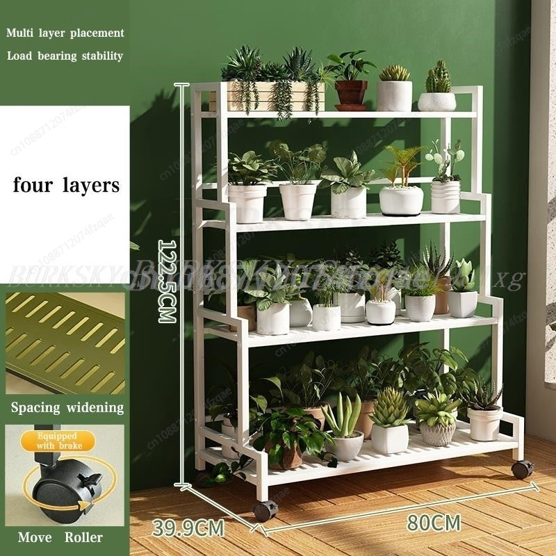 Plant Stand Flower Rack 3 Or 4 Tier Flower Pot Shelf Storage Organizer Display Rack For Indoor Garden Balcony Floor Stand