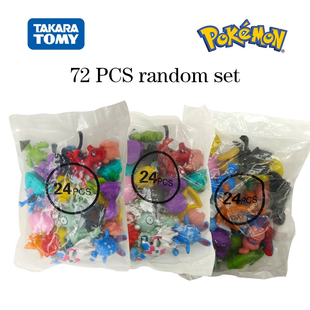 Mini Figuras Pokémon 144 de 2-3cm/250 de 4-6cm Modelo Anime Diferentes Estilos Bonecas Fofas Brinquedos Pikachu Pokémon Go Presentes de Aniversário para Crianças