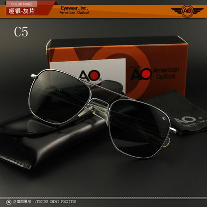 Aviation Sunglasses Men Women Outdoor driving glasses pilot American Army Military Optical AO  SunGlasses glasses Oculos de sol