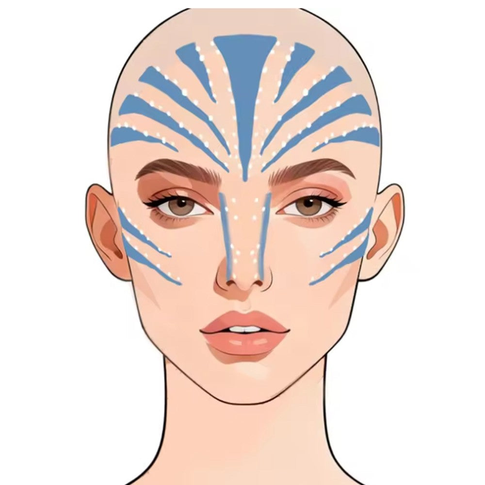 Avatar Fire Ash Neytiri Jake Sully Tail Tattoo Cosplay Adult Costume Accessories Elf Earrings Halloween Carnival Disguise Props