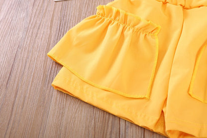 New Summer Fashion Baby Clothes Suit Children Girls Vest Shorts 2Pcs/Sets Toddler Clothing Infant Casual Costume Kids Tracksuits