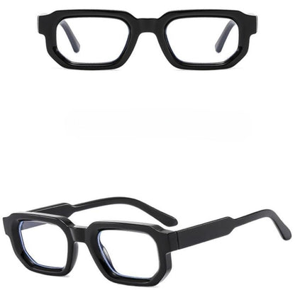 KLASSNUM Men Vintage Rectangle Frame Sunglasses Fashion Retro Sun Glasses Luxury Brand Design UV400 Shades Eyewear Women Goggles