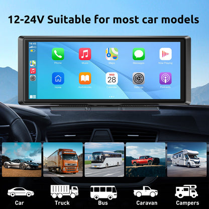 ESSGOO  8.1 inch Car Radio Multimedia Video Player Portable Stereo Wireless Carplay Android Auto For Universal Autoradio GPS WiF