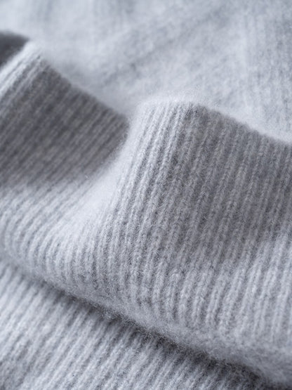 Men's Cashmere Sweater Autumn Winter  O-neck Long Sleeve Pullover  Casual Clothing 100% Merino Wool high-end Knitwear Top