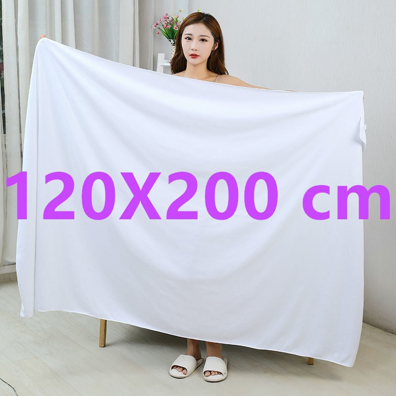 Extra large 120X200cm microfiber bath towel-super absorbent, soft and quick-drying, multi-purpose travel, sports, beauty salon