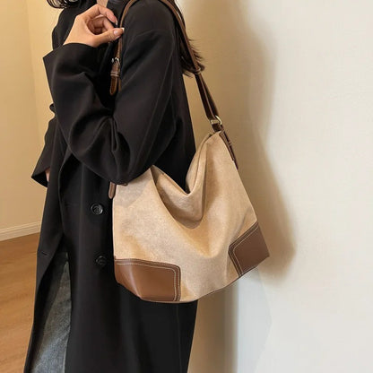 Shoulder Bags Trendy Women's Soft PU Shoulder Bags Solid Color Ladies Casual Style Spring Handbag Big Handbags Crossbody Bags