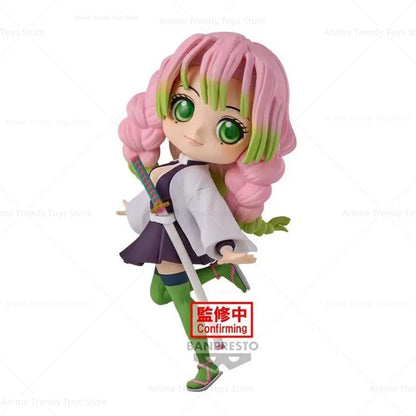 Em estoque Original Banpresto Demon Slayer Q posket Kanroji Mitsuri Action Anime figura modelo brinquedos Presente Genuíno WY