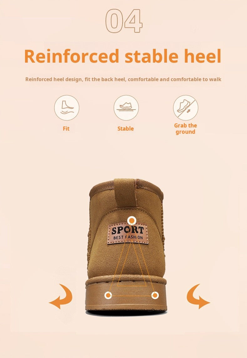 Mens Shoes Classic Top Quality Suede Leather Ankle Boots 2025 Winter Snow Boots for Men New Fashion Australia Boots 36-45