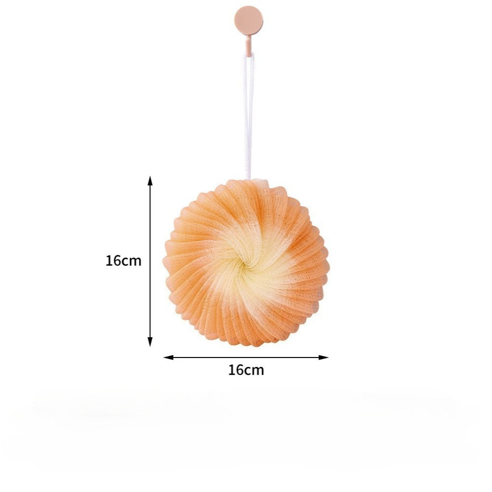 1pc Shower Mesh Foaming Sponge Balls Soft Body Scrub Exfoliating Skin Back Brush Cleaner for Bath Bubble Ball Bath Accessories