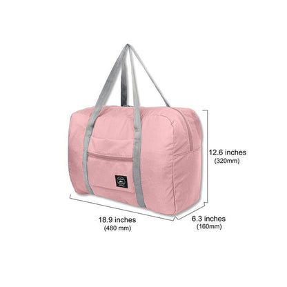 1pc Large Capacity Fashion Travel Bag Carry On Waterproof Foldable Travel Bags Gym Bag Multi-functional Clothes Storage Bag