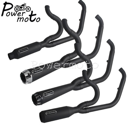 Motorbike Exhaust Pipes Exhaust Baffle Muffler For Harley M8 Softail Low Rider S T Fat Street Bob Standard Slim Deluxe 2018-2025