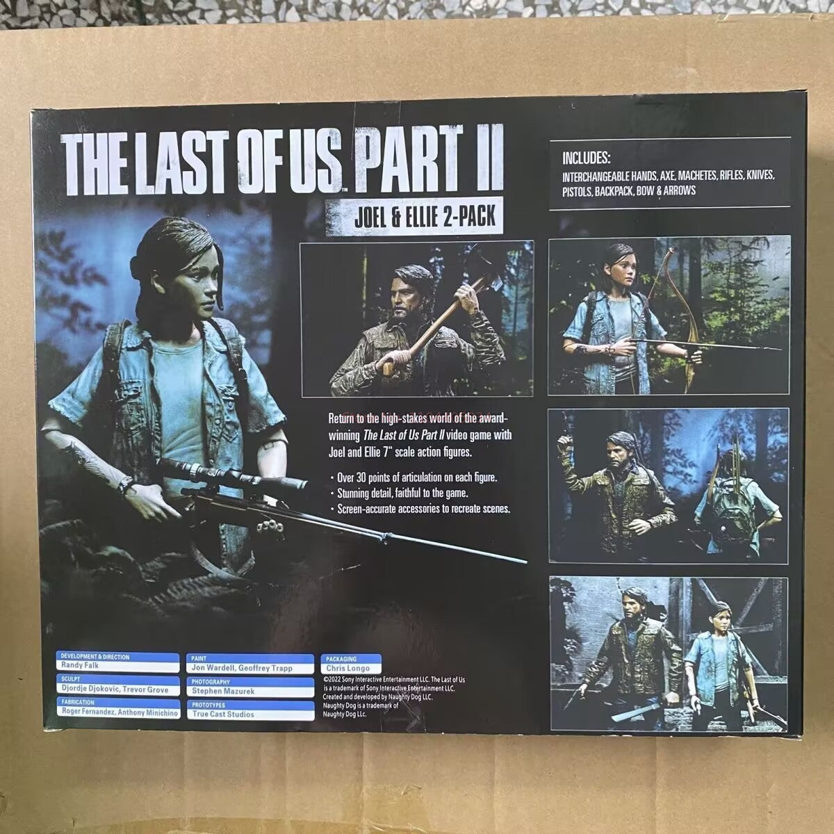 The Last Of Us Part 2 Joel Ellie Com Arco 18cm Neca Action Figure 2pçs/Conjunto Modelo Brinquedo Articulado Presente De Natal Brinquedo Premium