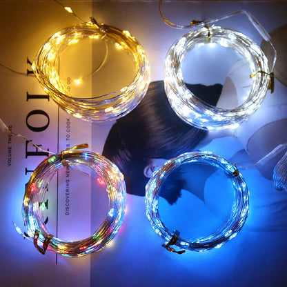 10/20/30M USB LED String Lights Copper Silver Wire Garland Light Waterproof Fairy Lights For Christmas Wedding Party Decoration