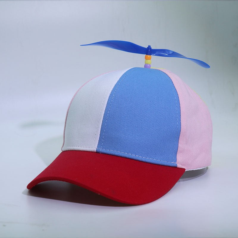 Funny Snapback Hat Helicopter Propeller Adventure Dad Hat Rainbow Bamboo Dragonfly Baseball Cap For Adult Kids Boys Girls