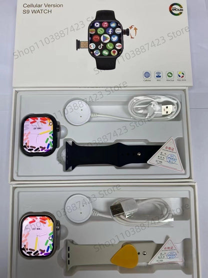 CD99 watch X 5G smartwatch 2.29inch AMOLED 5G LTE smart watch with 180 ° rotary camera GPS WiFi SIM card slot health monitoring