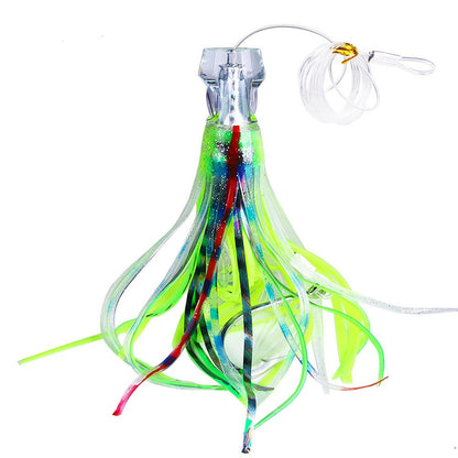 1 Isca de Corrico 65G/100G Pesca em Barco em Águas Profundas Isca de Atum Polvo Iscas de Água Salgada para Mahi Marlin Wahoo Acessórios de Pesca de Grande Porte
