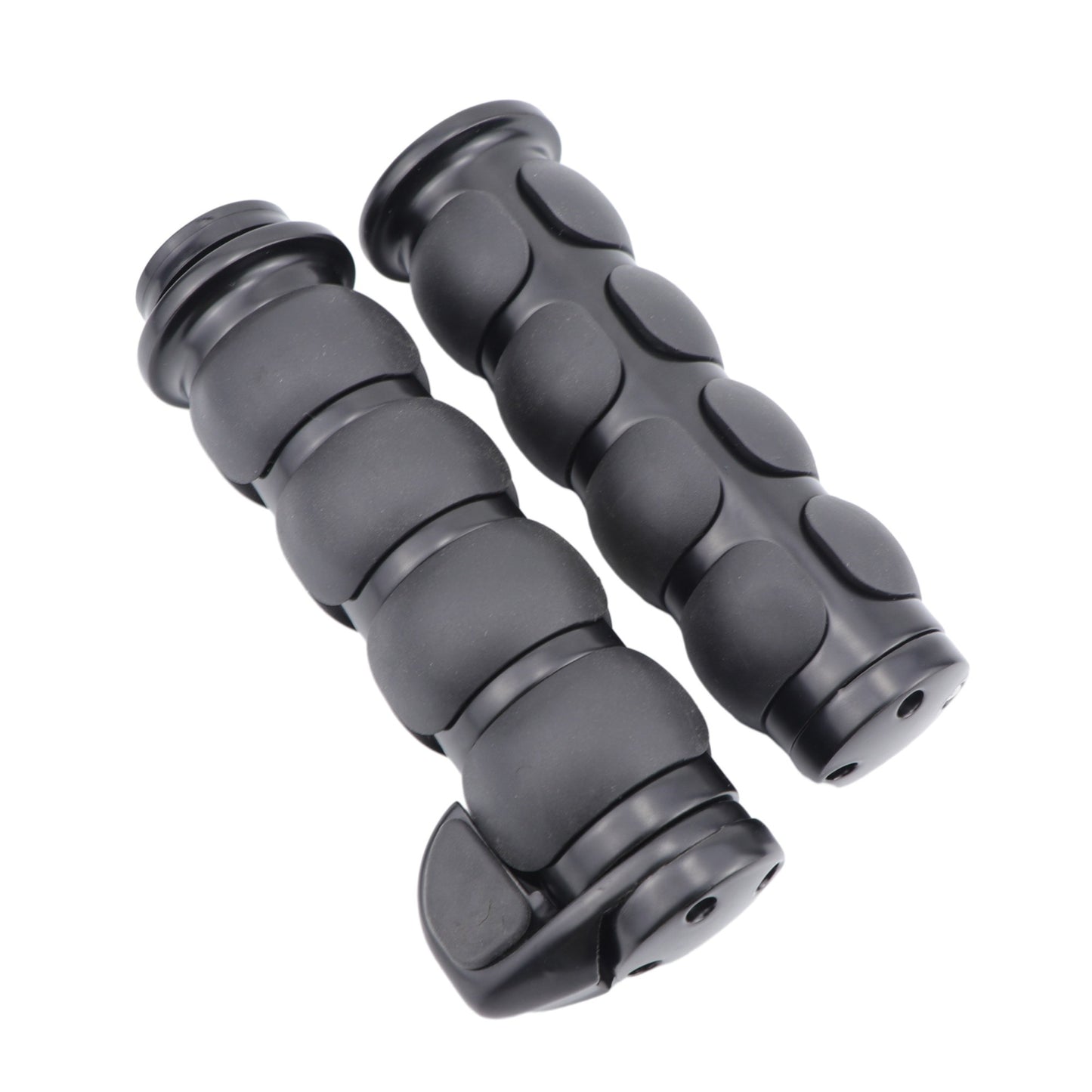 Manoplas de Guidão de Moto 25mm 1" para Harley Cruiser Chopper Custom Suzuki Boulevard M109R Road Glide