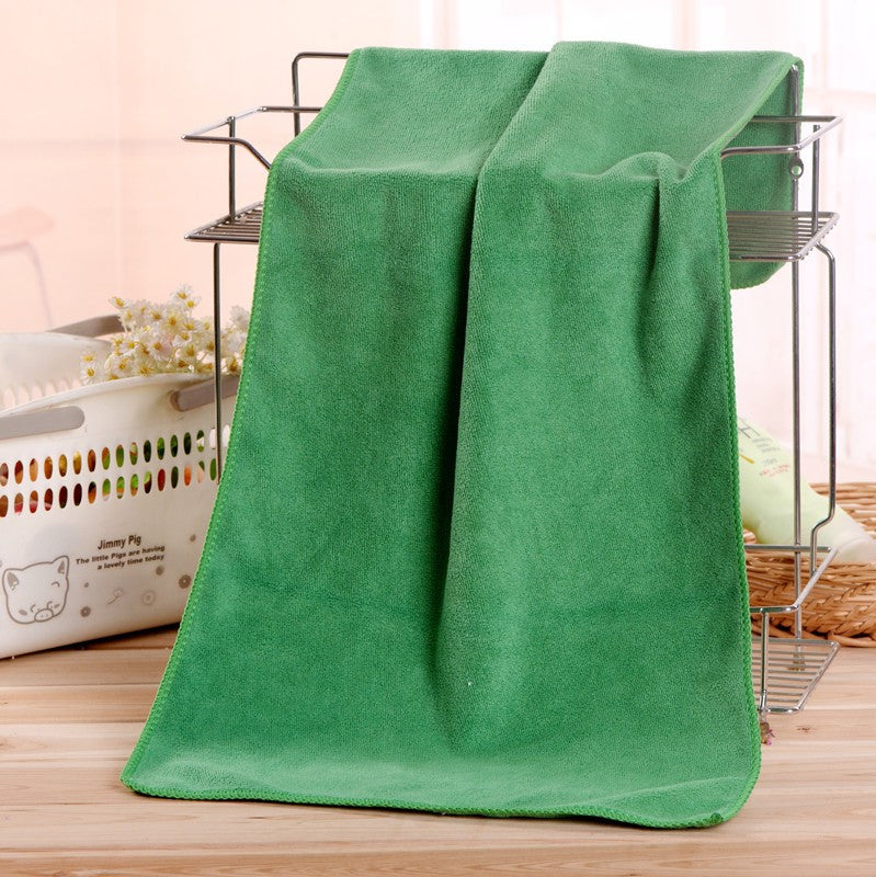 Towel Thickened Microfiber Absorbent High-density Coral Fleece Towel Quick Dry Clean Face Soft Absorbent bath towel