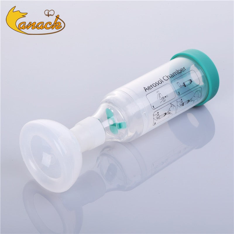 Câmara de Aerossol com máscara de silicone Espaçador Inalador Pet Para Gato Cão