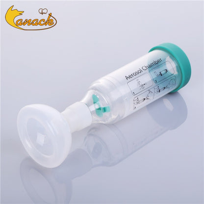 Câmara de Aerossol com máscara de silicone Espaçador Inalador Pet Para Gato Cão