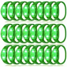 150 Pcs LED Glow Bracelets Sound Activated Light Up Bracelets For Adults Glow In The Dark Party Supplies