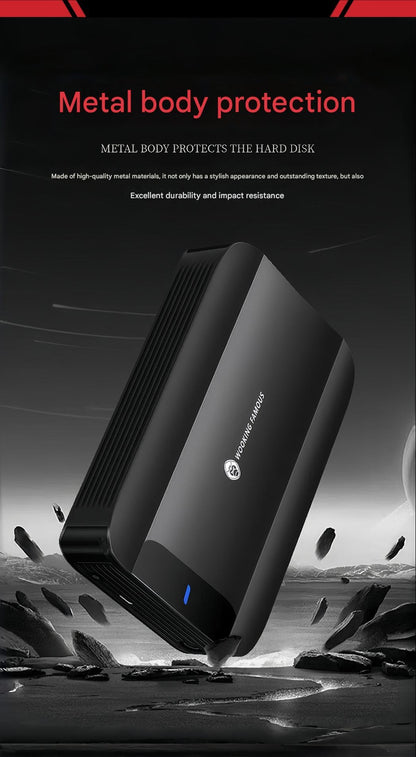 CoolFish HDD 3.5'' External Hard Disk 3TB/4TB/6TB/8TB/10TB/12TB TypeC Hard Drive External Storage Decives Hard Disks for PC/ Mac