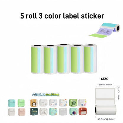 DOLEWA B3 Portable Mini Printers Wireless Bluetooth Inkless Sticker Maker Printer Tag Price Machine for Office School Kitchen