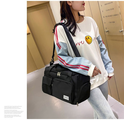 Womne's Travel Bags Handbags Gym Shoulder Bags Oxford Fitness Camping Trekking Bags Hiking Waterproof Outdoor Crossbody Bag