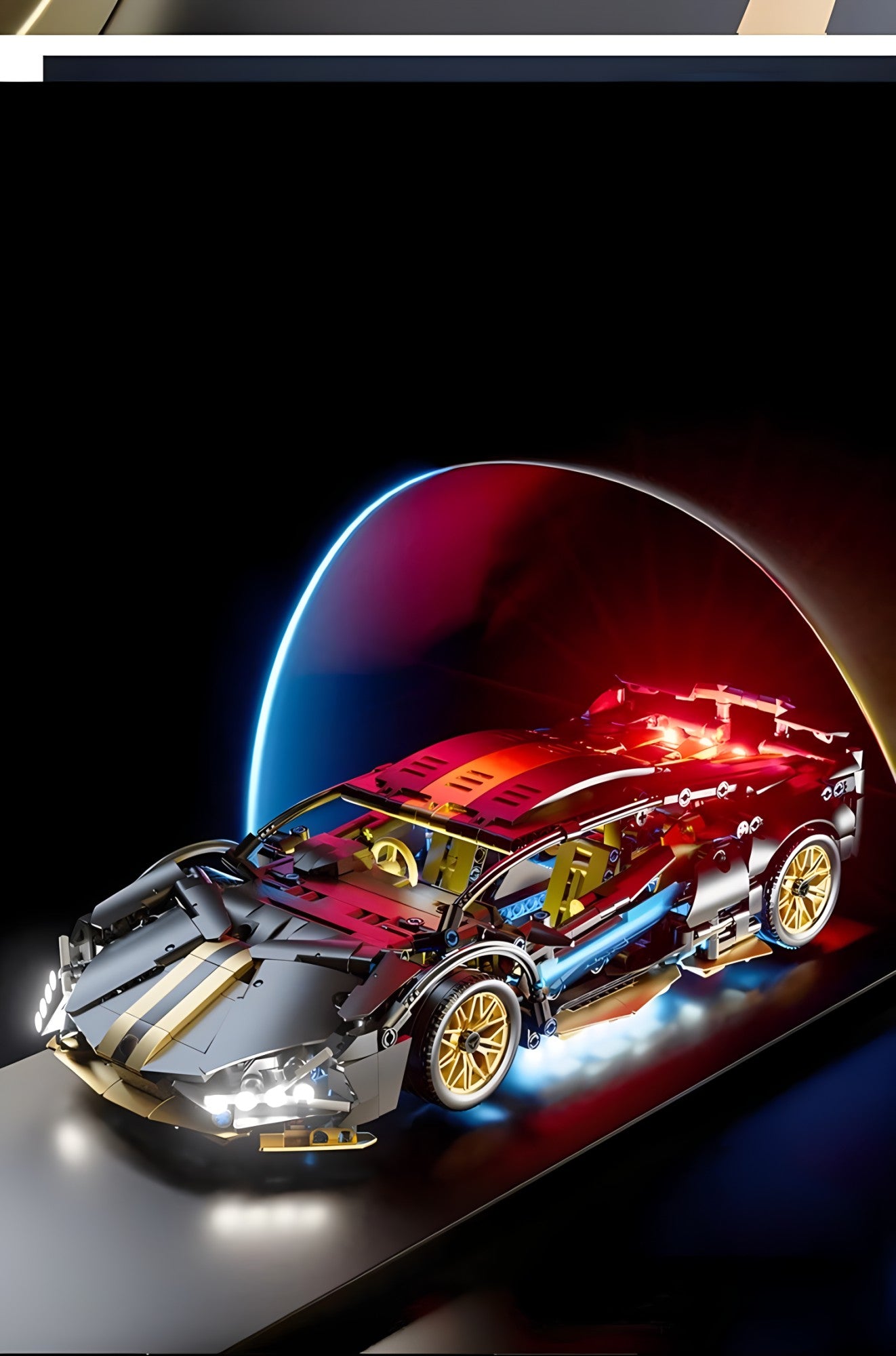 Blocos de Montar de Carro Esportivo de Corrida Técnico Maquete Técnicos para Adultos 1:14 DIY Supercarro Tijolo Quebra-Cabeça Brinquedos para Crianças e Adultos Presente?1280+peças?